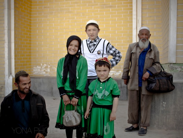 Three Uyghur generations in Kashgar